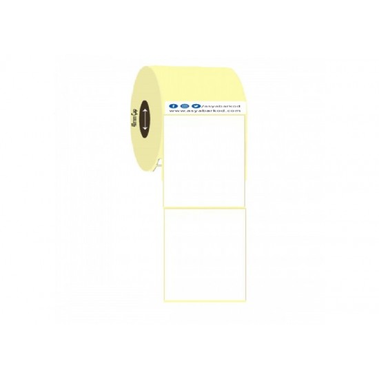 80mm x 60mm Kuşe Etiket (Sticker)