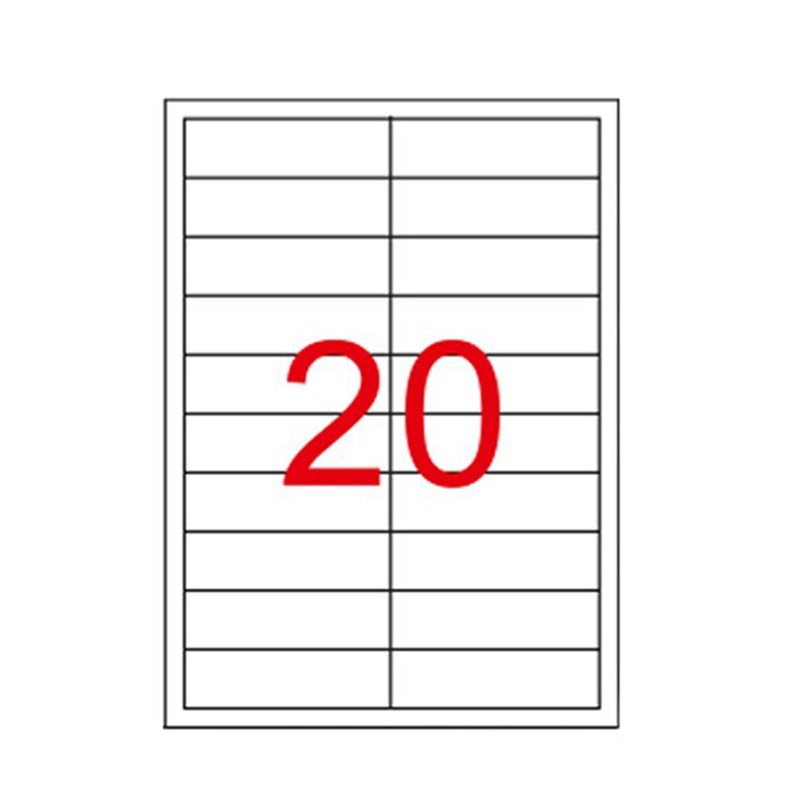 95 x 26 mm Lazer Etiketi (Sticker)