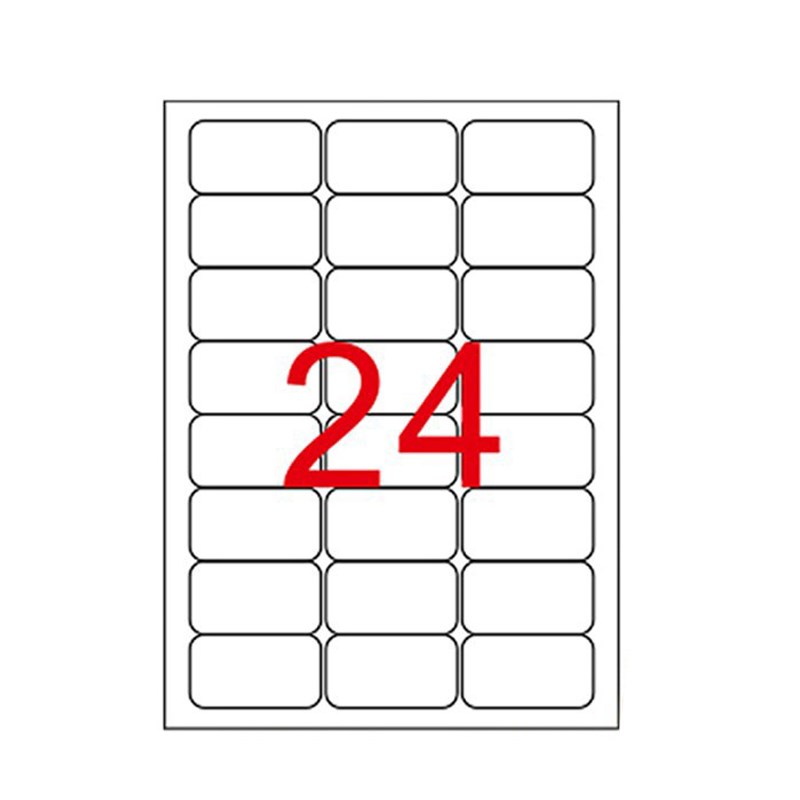 64 x 34 mm Lazer Etiketi (Sticker)