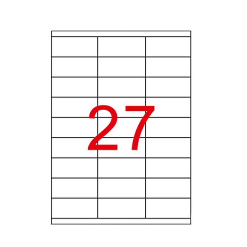 70 x 32.125 mm Lazer Etiketi (Sticker)