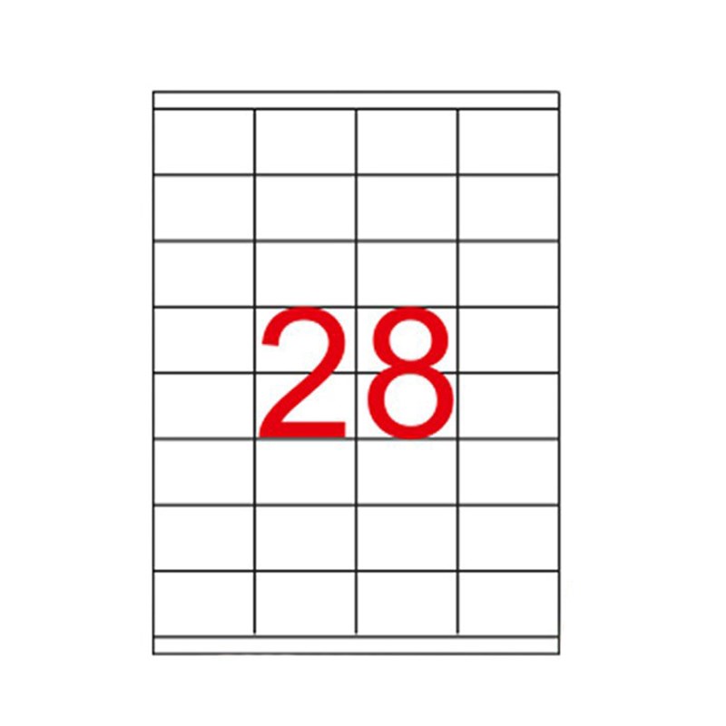 52.5 x 41 mm Lazer Etiketi (Sticker)