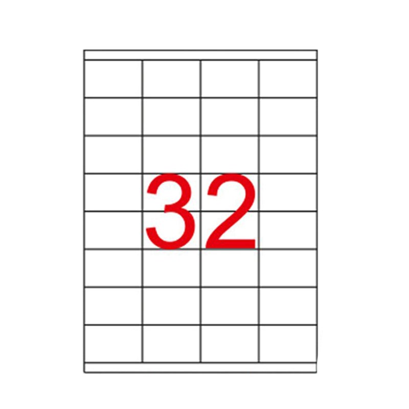 52.5 x 35 mm Lazer Etiketi (Sticker)
