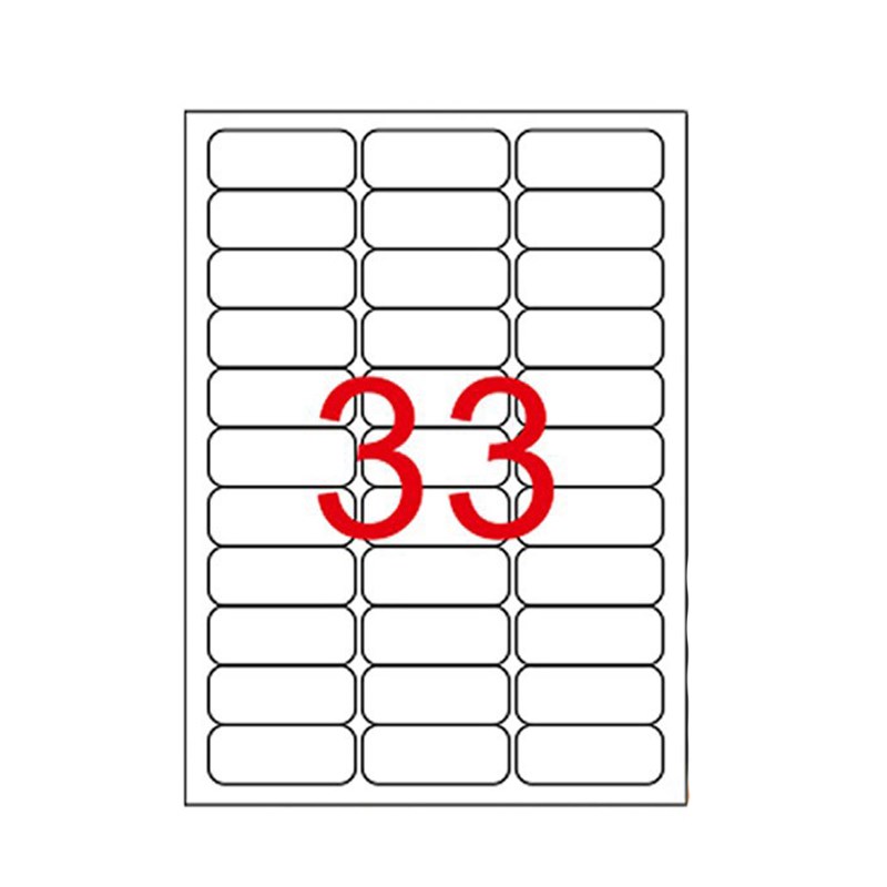 70 x 25 mm Lazer Etiketi (Sticker)