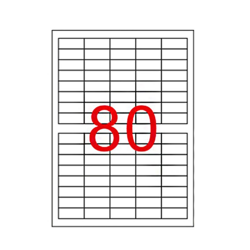 37 x 14.25 mm Lazer Etiketi (Sticker)