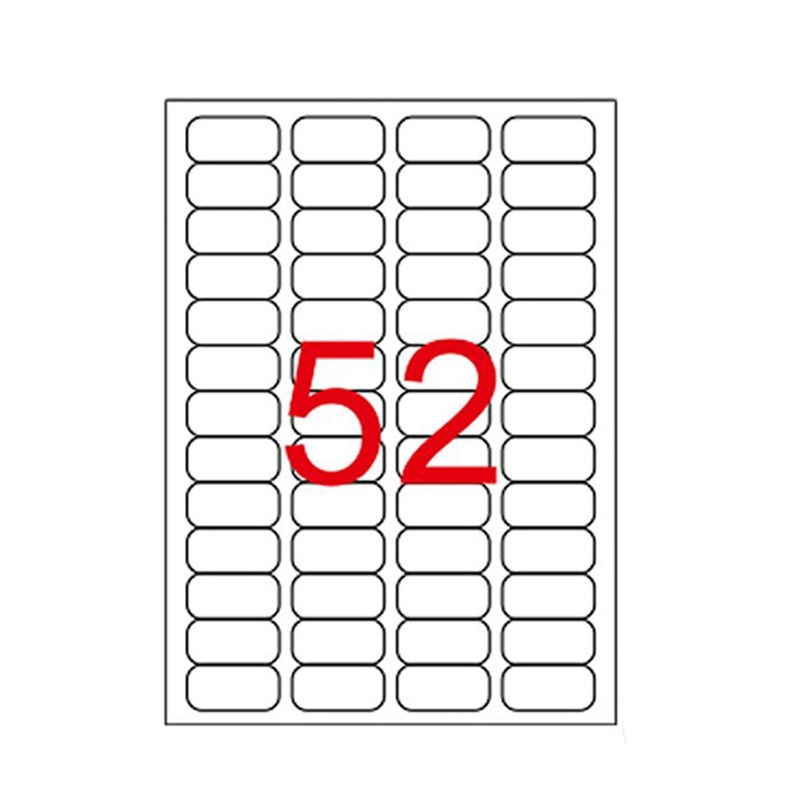 50 x 22 mm Lazer Etiketi (Sticker)