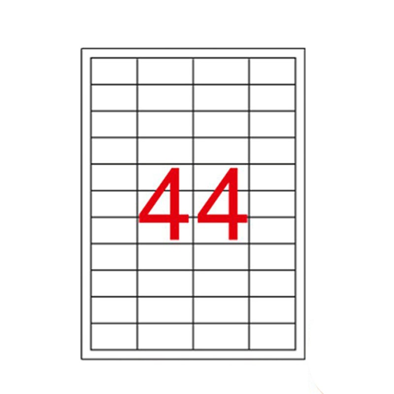 48.5 x 25.4 mm Lazer Etiketi (Sticker)