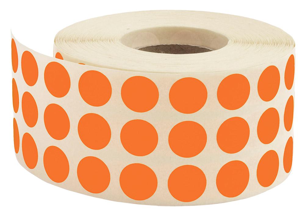 Nokta Etiketi Ø 10 mm Floresan Turuncu (Sticker)