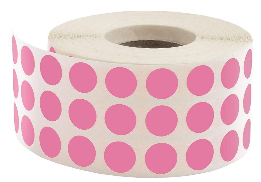 Nokta Etiketi Ø 10 mm Pembe (Sticker)