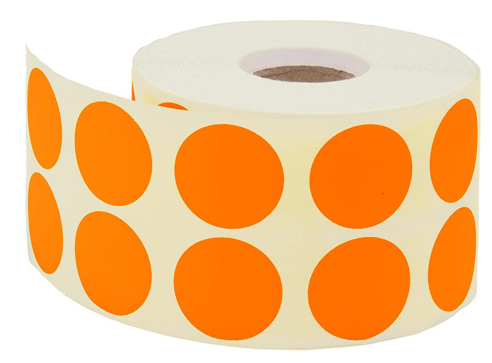Nokta Etiketi Ø 25 mm Floresan Turuncu (Sticker)