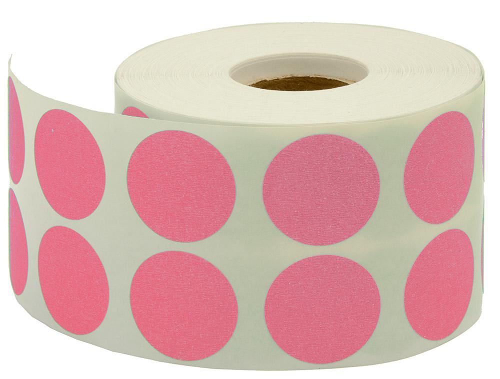 Nokta Etiketi Ø 25 mm Pembe (Sticker)