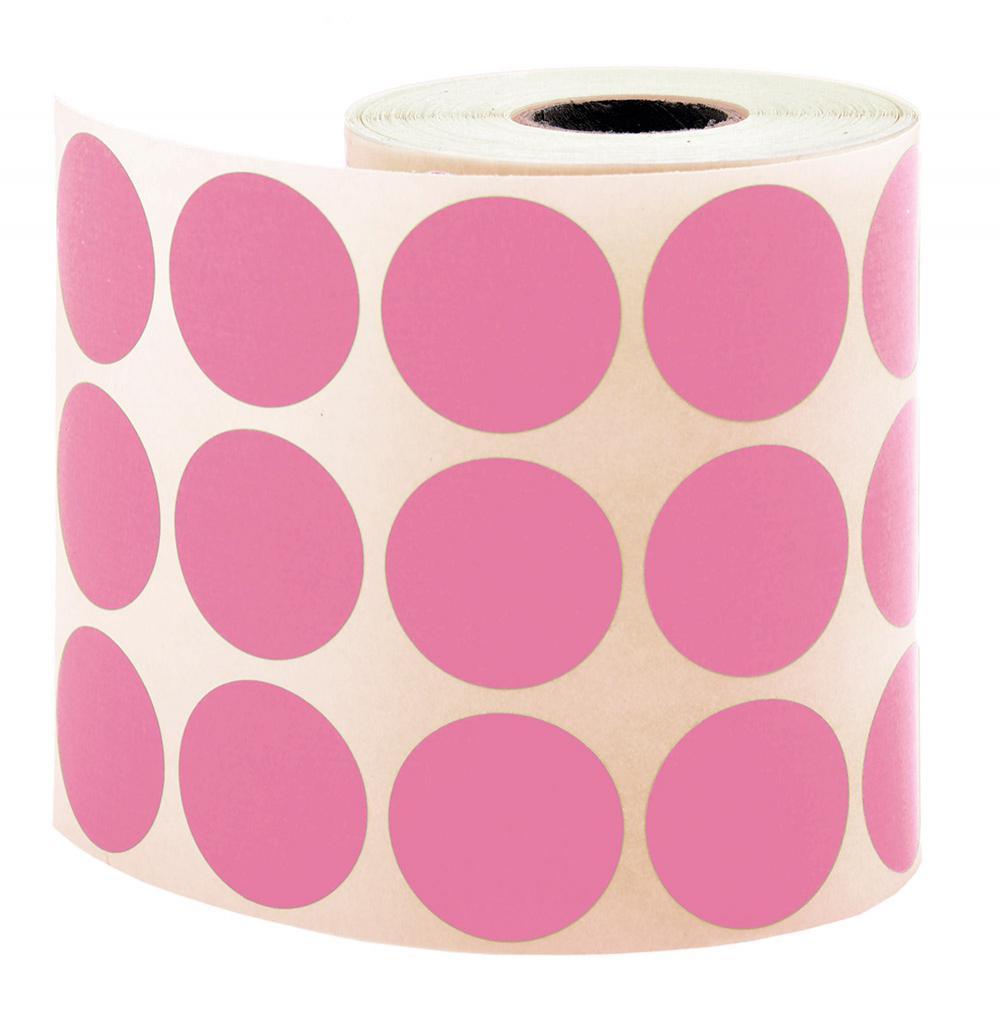 Nokta Etiketi Ø 30 mm Pembe (Sticker)