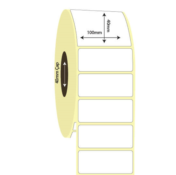 100mm x 40mm Kuşe Etiket (Sticker)