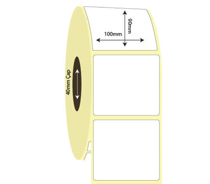100mm x 90mm Kuşe Etiket (Sticker)