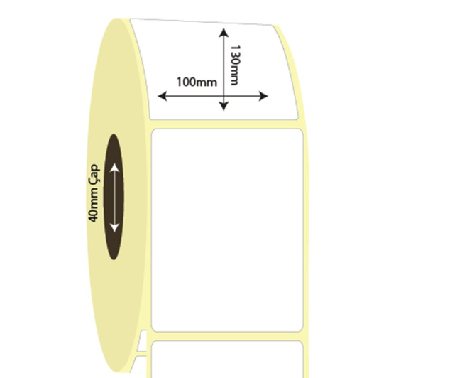 100mm x 130mm Kuşe Etiket (Sticker)