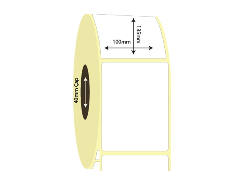 100mm x 135mm Kuşe Etiket (Sticker)