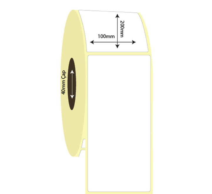 100mm x 200mm Kuşe Etiket (Sticker)