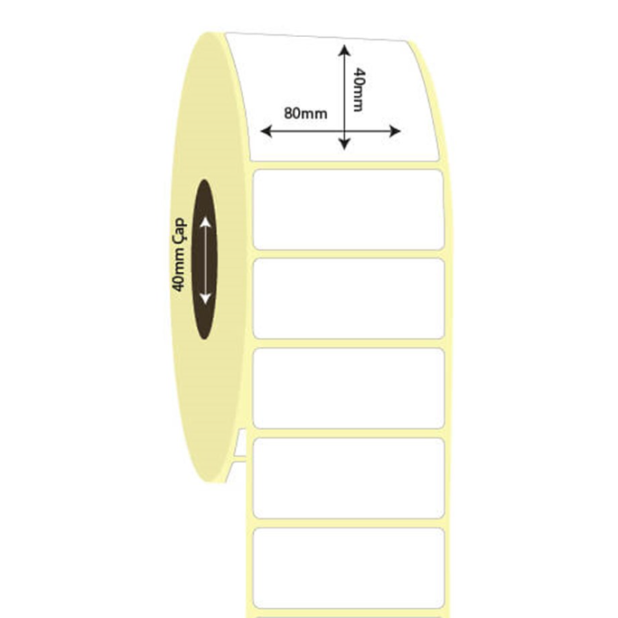 80mm x 40mm Kuşe Etiket (Sticker)