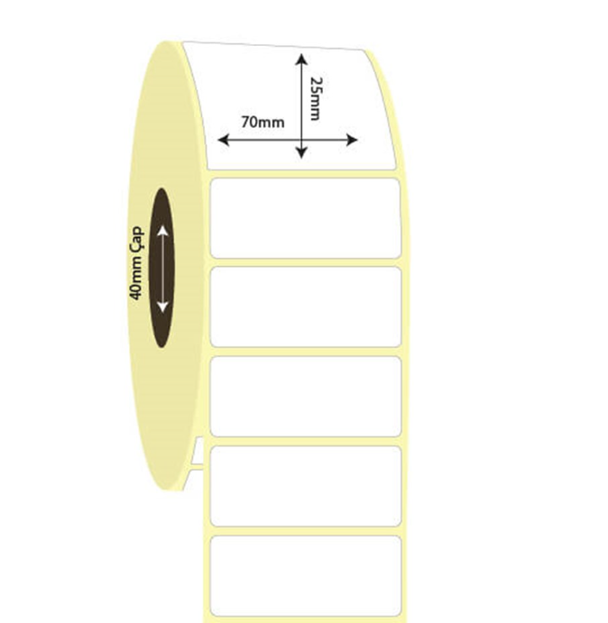 70mm x 25mm Kuşe Etiket (Sticker)