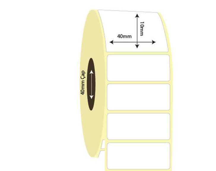 40mm x 10mm Kuşe Etiket (Sticker)