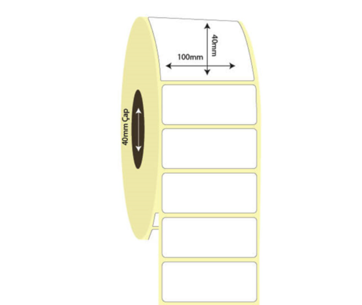 100mm x 40mm Termal Etiket (Sticker)