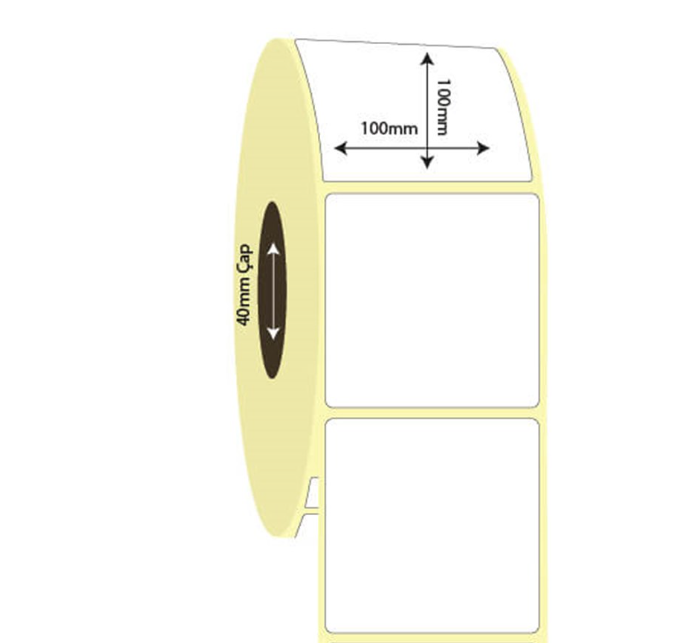 100mm x 100mm Termal Etiket (Sticker)