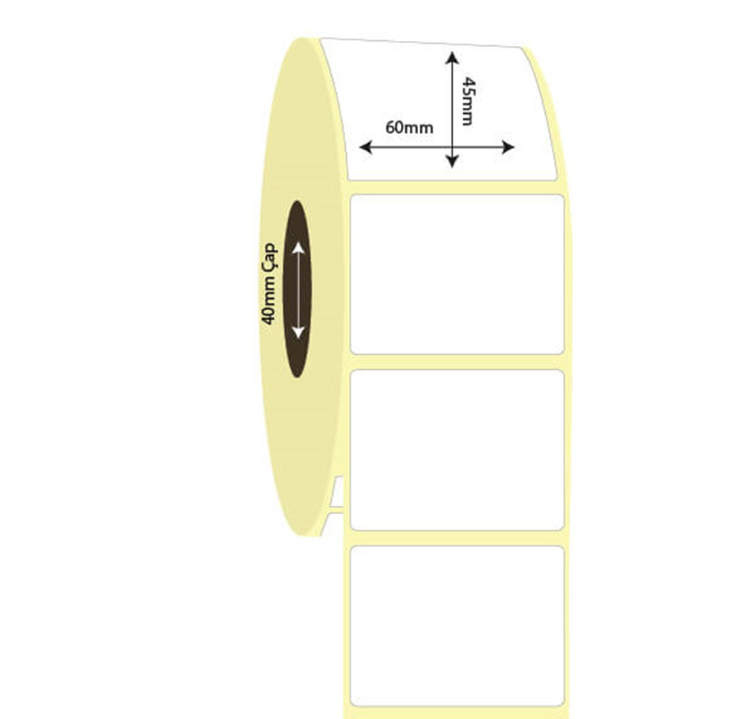 60mm x 45mm Termal Etiket (Sticker)