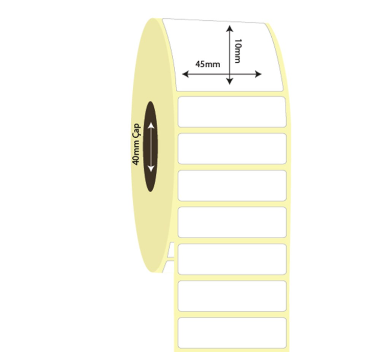45mm x 10mm Vellum Etiket (Sticker)