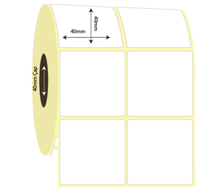40mm x 40mm 2'li Ayrık Vellum Etiket (Sticker)
