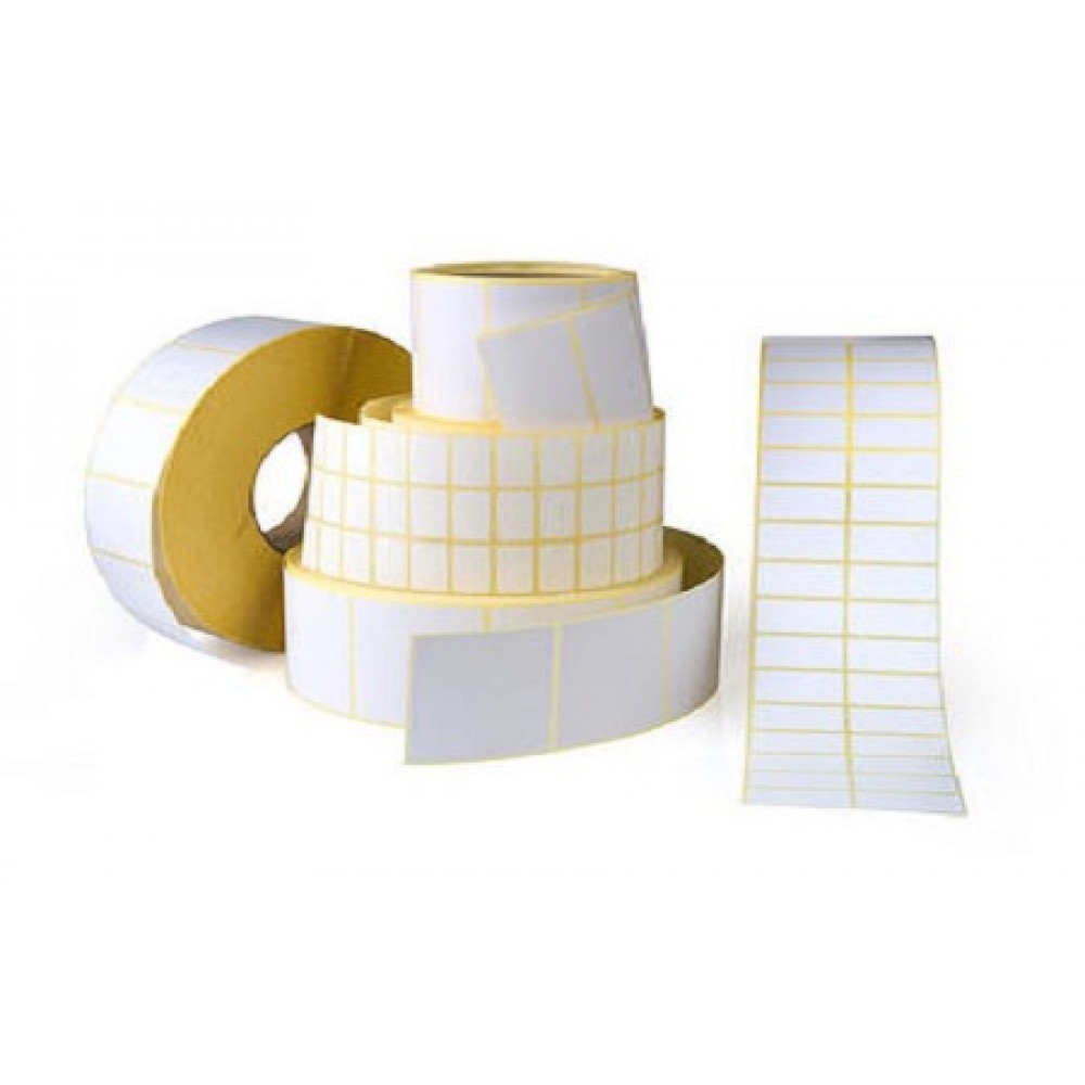 33mm x 30mm 3'lü Bitişik Lamine Termal Etiket (Sticker)