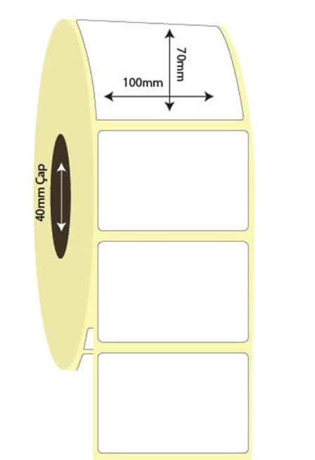 100mm x 70mm Vellum Etiket (Sticker)