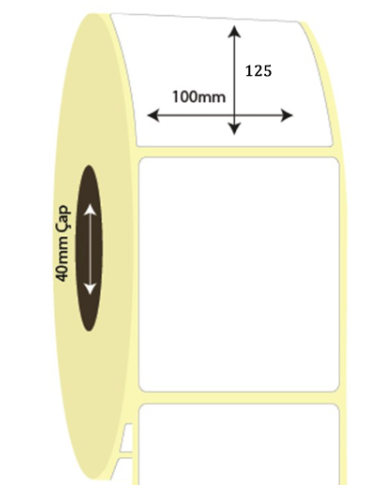 100mm x 125mm Lamine Termal Etiket (Sticker)