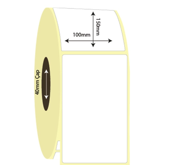 100mm x 150mm Lamine Termal Etiket (Sticker)
