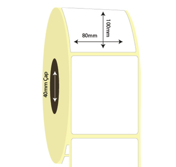80mm x 100mm Lamine Termal Etiket (Sticker)