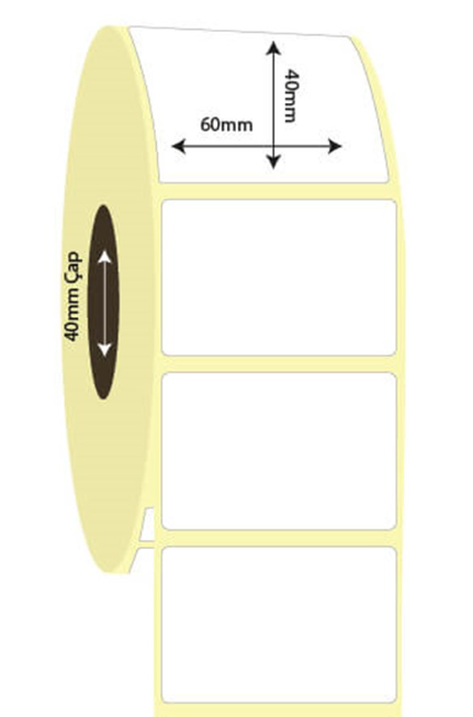 65mm x 40mm Lamine Termal Etiket (Sticker)