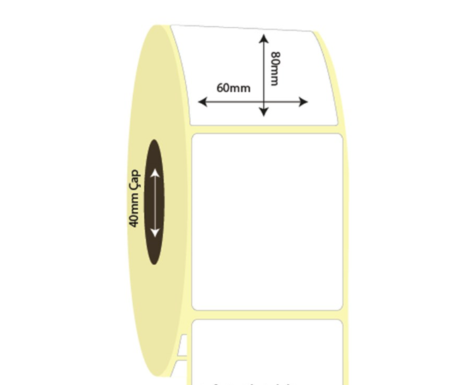 60mm x 80mm Lamine Termal Etiket (Sticker)