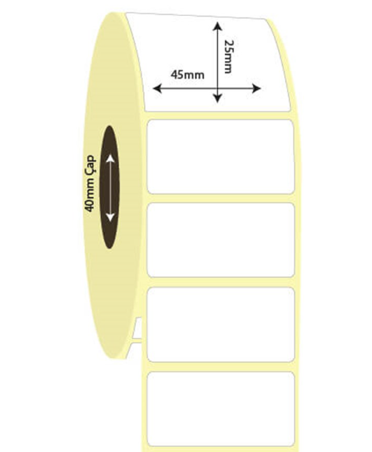 45mm x 25mm Termal Etiket (Sticker)