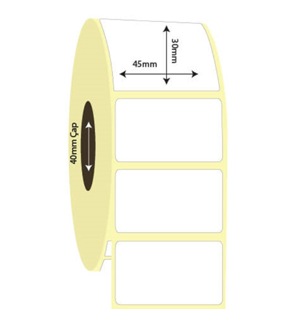 45mm x 30mm Termal Etiket (Sticker)