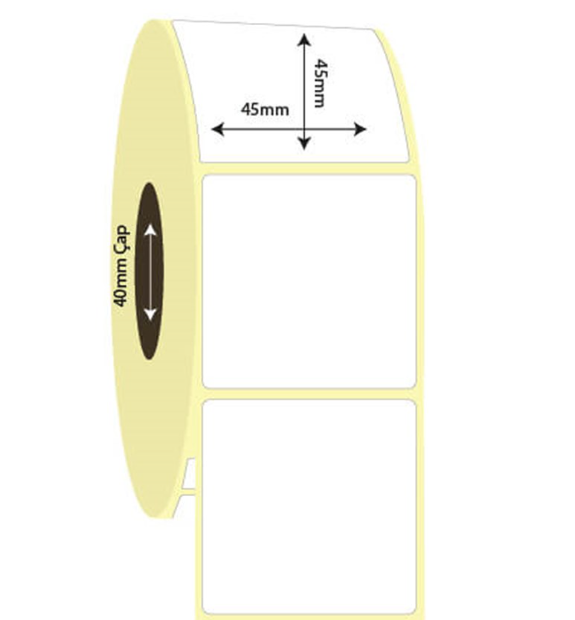 45mm x 45mm Termal Etiket (Sticker)