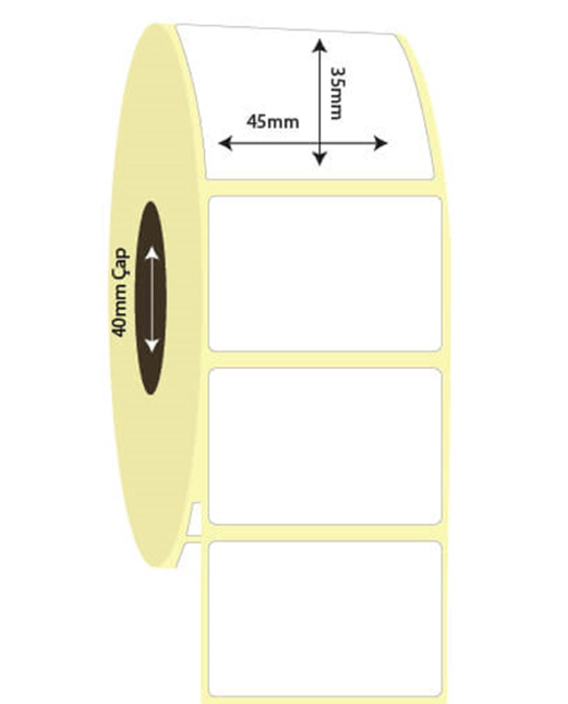  45mm x 35mm Lamine Termal Etiket (Sticker)