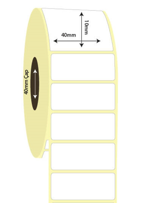 40mm x 10mm Termal Etiket (Sticker)