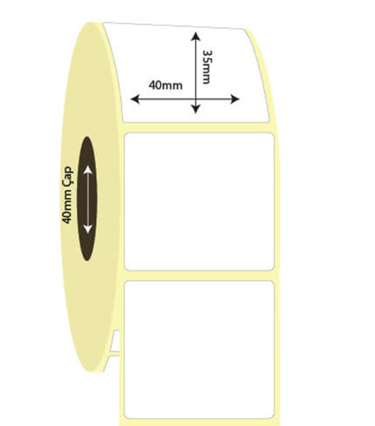 40mm x 35mm Termal Etiket (Sticker)