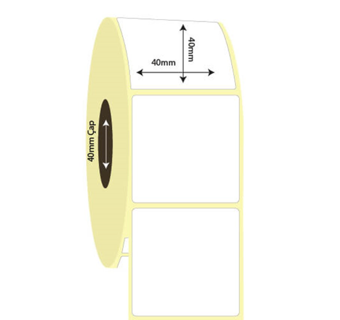 40mm x 40mm Termal Etiket (Sticker)