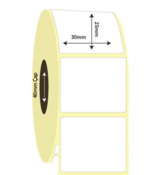 30mm x 25mm Termal Etiket (Sticker)