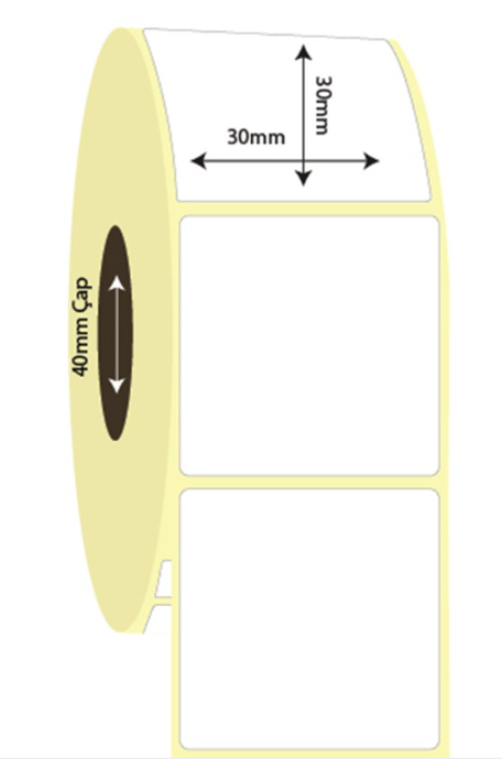 30mm x 30mm Termal Etiket (Sticker)