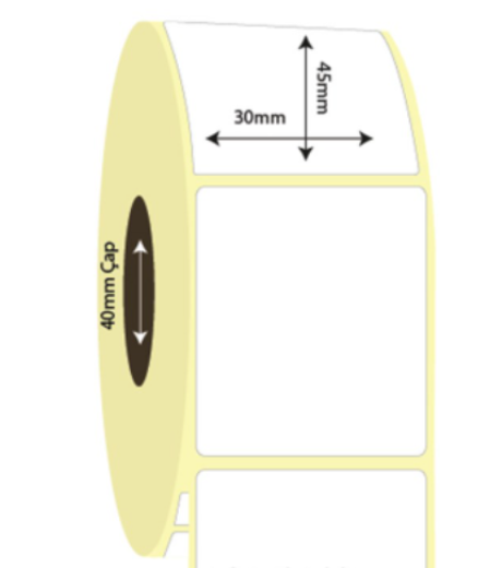 30mm x 45mm Termal Etiket (Sticker)