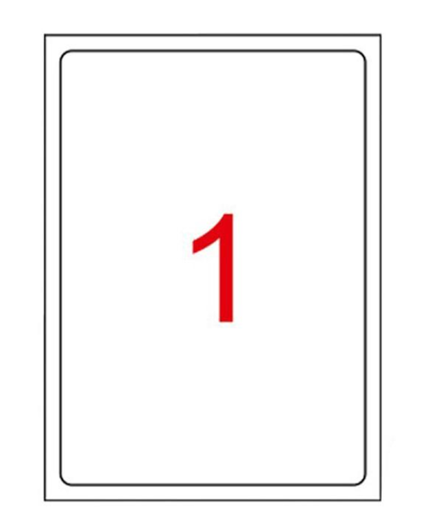 210 x 294.86 mm Lazer Etiketi (Sticker)