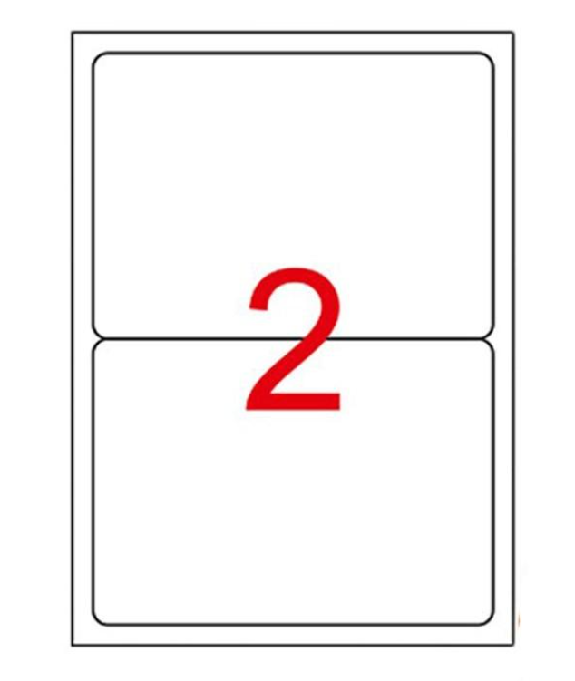 105 x 297 mm Lazer Etiketi (Sticker)