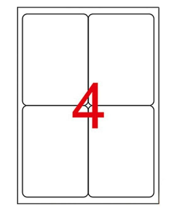 210 x 74.25 mm Lazer Etiketi (Sticker)
