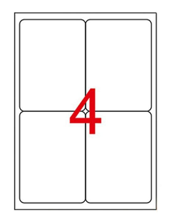 192 x 59 mm Lazer Etiketi (Sticker)