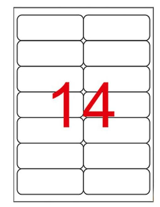 99.1 x 38.1 mm Lazer Etiketi (Sticker)